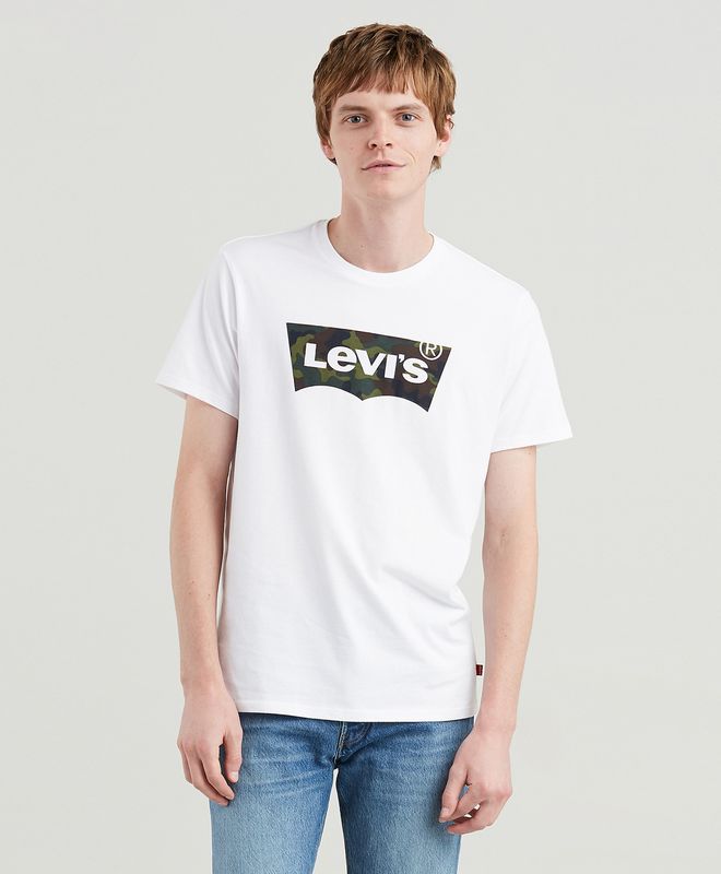 Polera Hombre Levi's Cuello Redondo Gráfica
