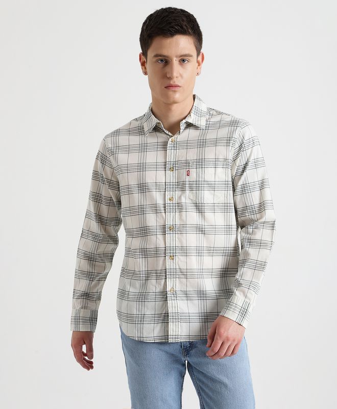 Camisa Hombre Levi's a Cuadros con Bolsillo