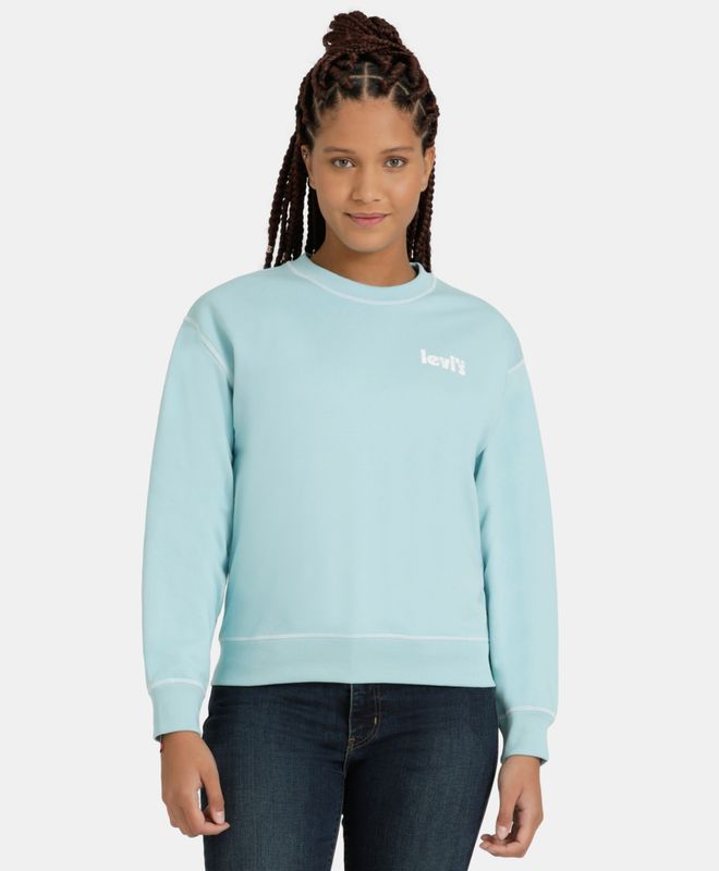 Polerón Mujer Levi's Standard Crew con logotipo mini Batwing