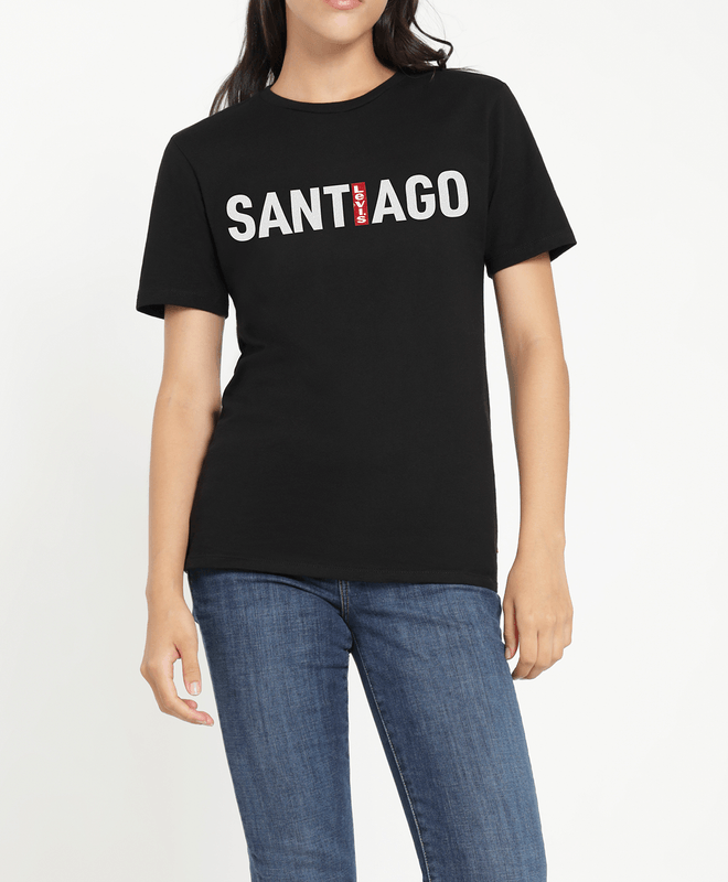Polera Hombre Levi's Latam City - Santiago Cuello Redondo Gráfica
