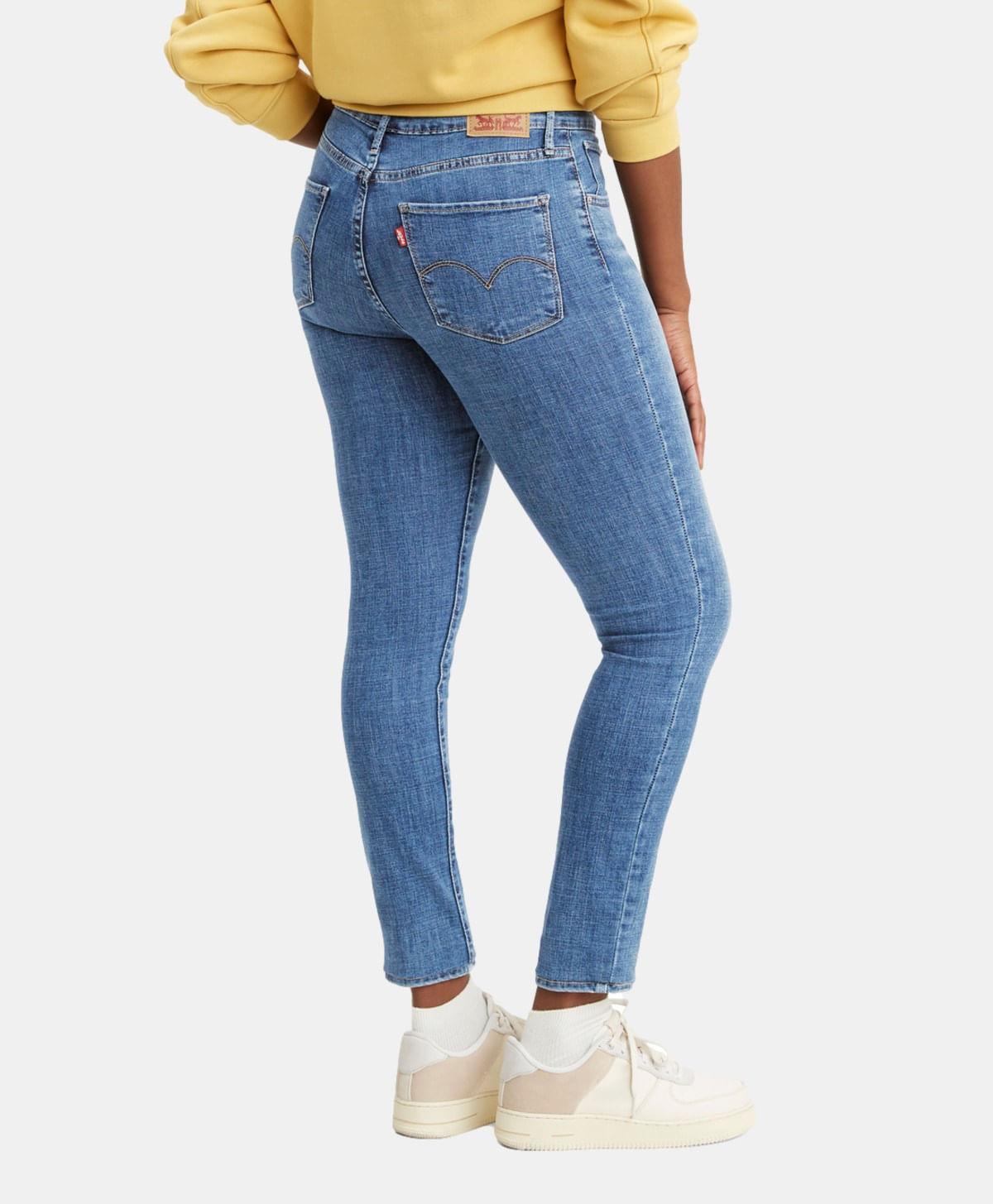 Levi’s top Made & Crafted 721 High-Rise Embroidered Skinny Jeans