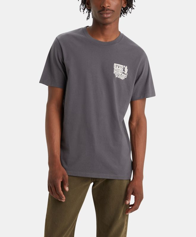 Polera Hombre Levi's Cuello Redondo Gráfica