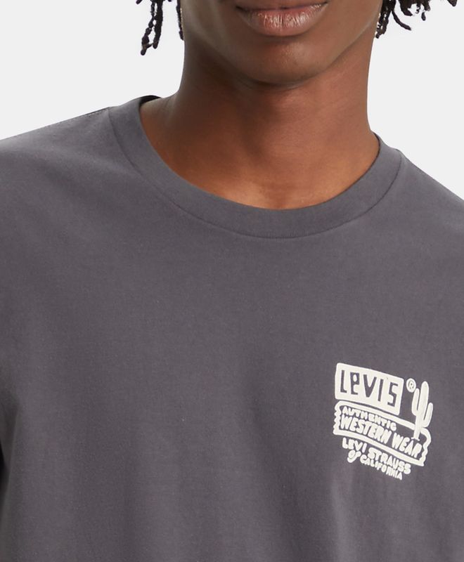 Polera Hombre Levi's Cuello Redondo Gráfica