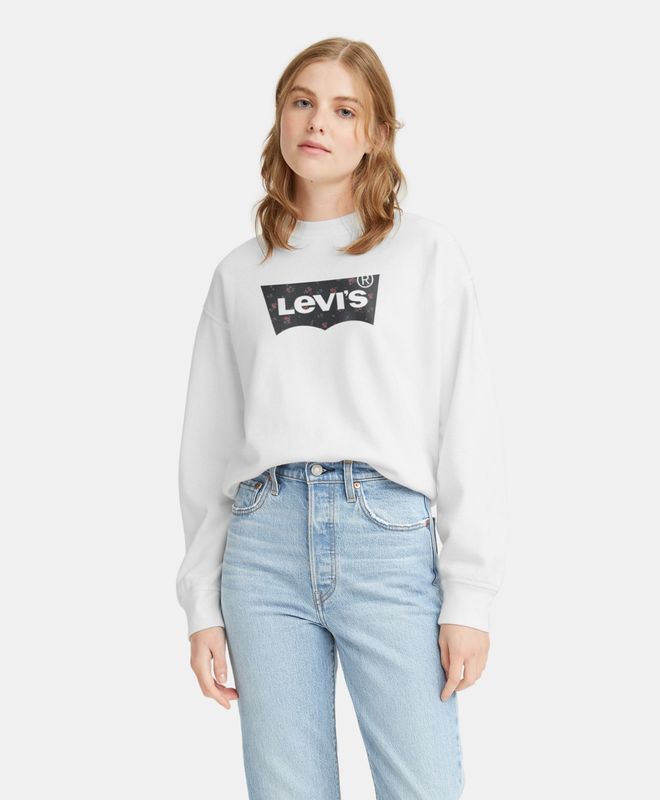 Polerón Mujer Levi's Liso con  logotipo Levi´s Batwing