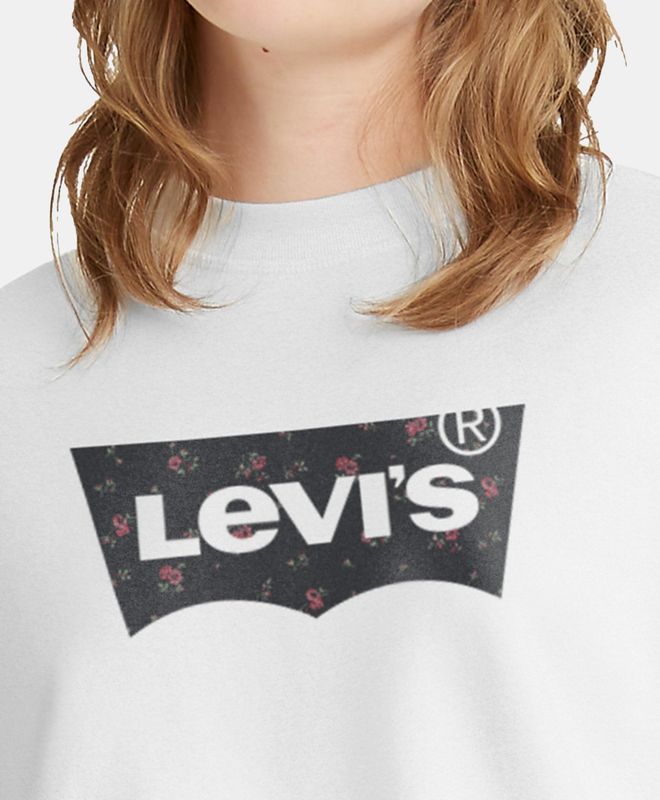 Polerón Mujer Levi's Liso con  logotipo Levi´s Batwing