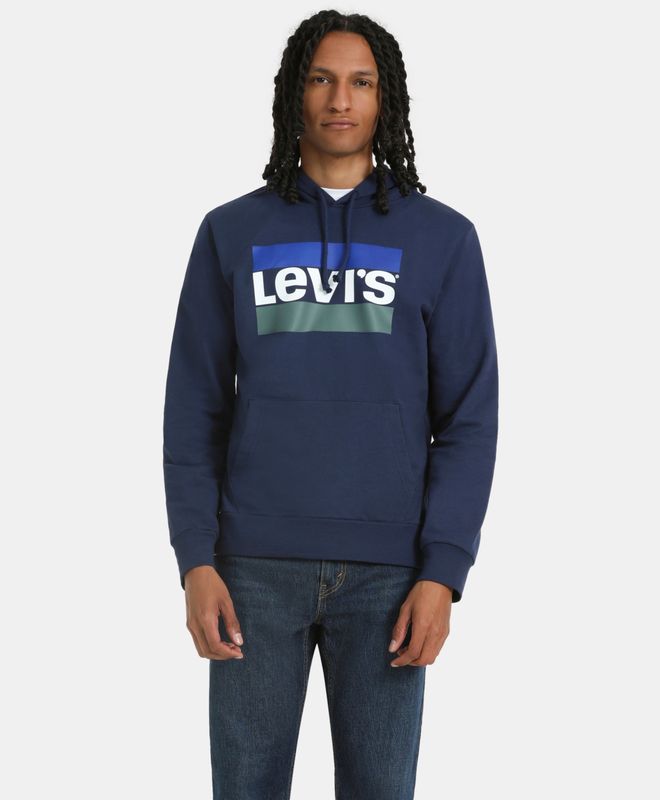 Polerón Hombre Levi's con Capucha color entero con logotipo Levi´s Sportwear