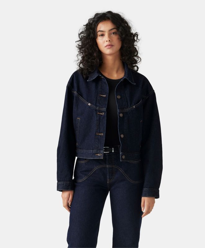 Chaqueta Levi's Mujer Shrunken 90s Trckr Wstrn