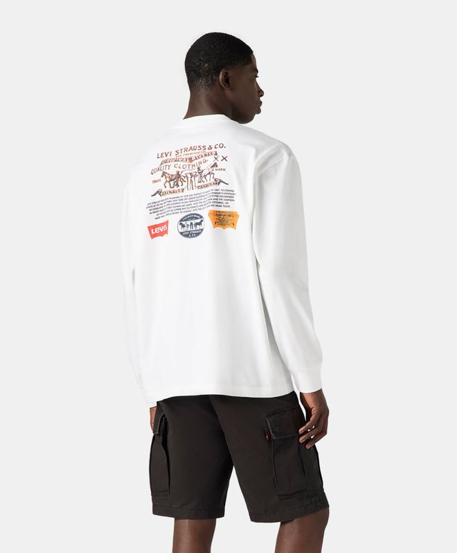 Polera Levi's Hombre Ls Graphic Authentic Tee