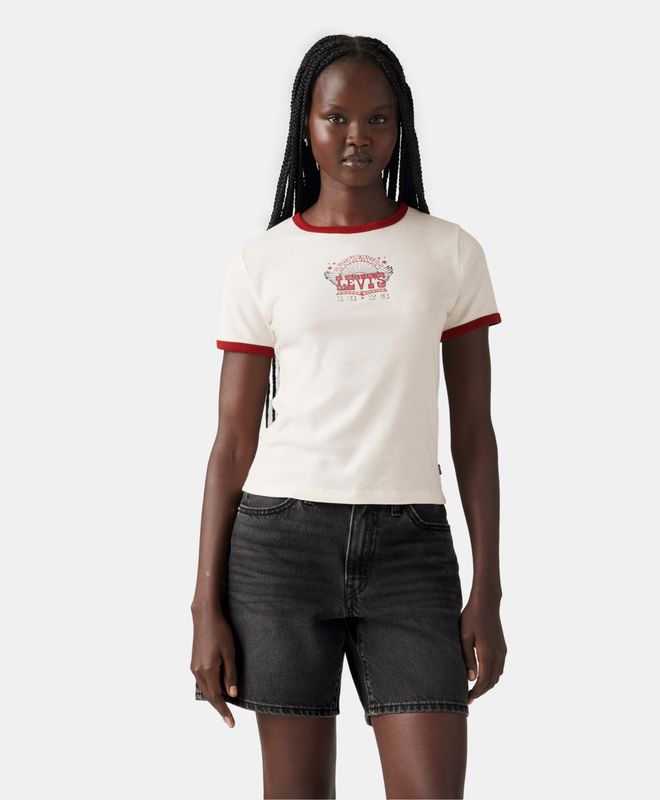 Polera Levi's Mujer Graphic Ringer Rickie