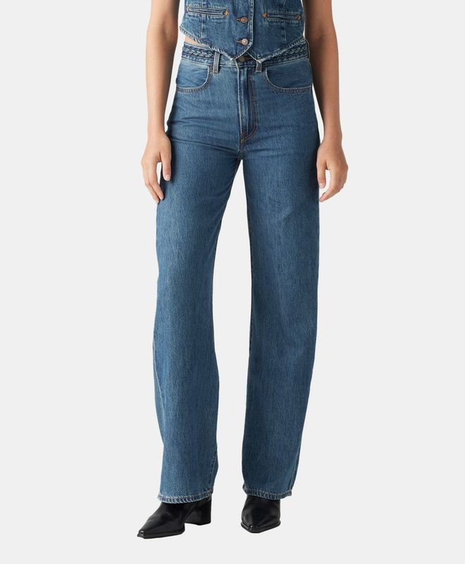 Jeans Levi's Mujer Ribcage Wl Braided