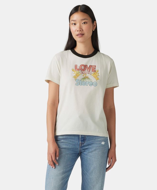 Polera Levi's Mujer Gr Iconic Ringer Tee
