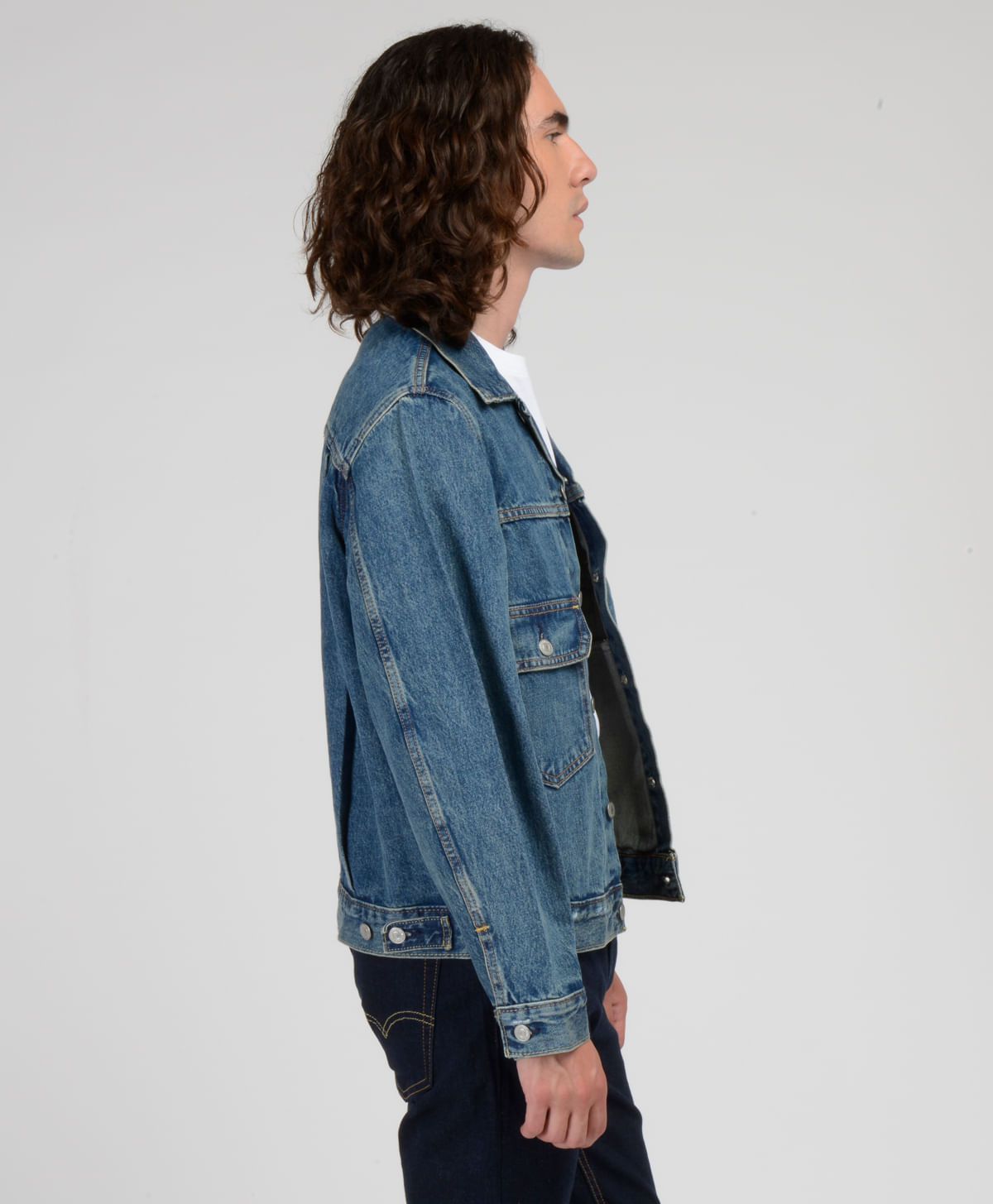 【mr.504select Levi's 】TYPEⅡ TRUCKER Type Ii Trucker Jacket - Blue | Levi's® KZ