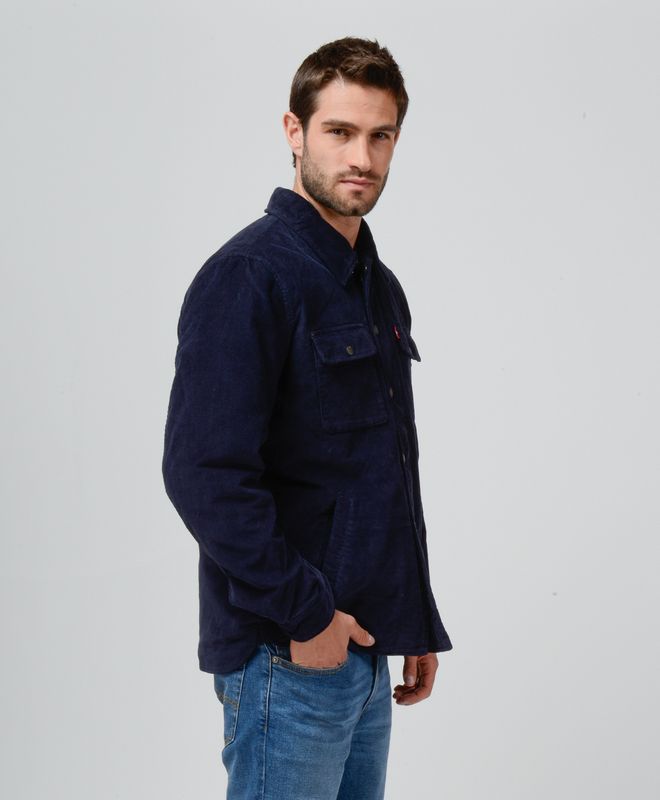 Chaqueta Levi's Hombre Cord Shacket W Quilted Lining