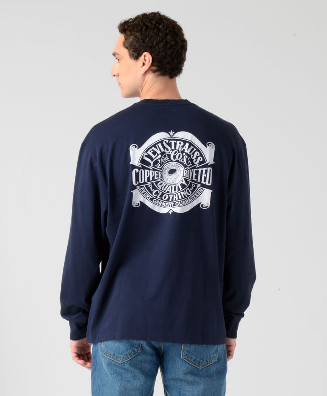 Polera Hombre Levi's LS Graphic Authentic