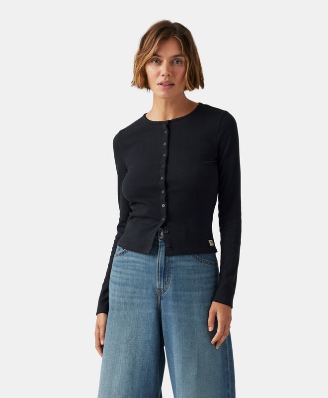 Polera Levi's Mujer Dry Goods Pointelle Ls