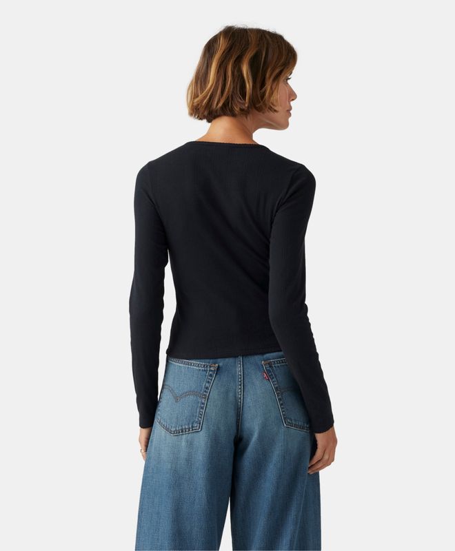 Polera Levi's Mujer Dry Goods Pointelle Ls