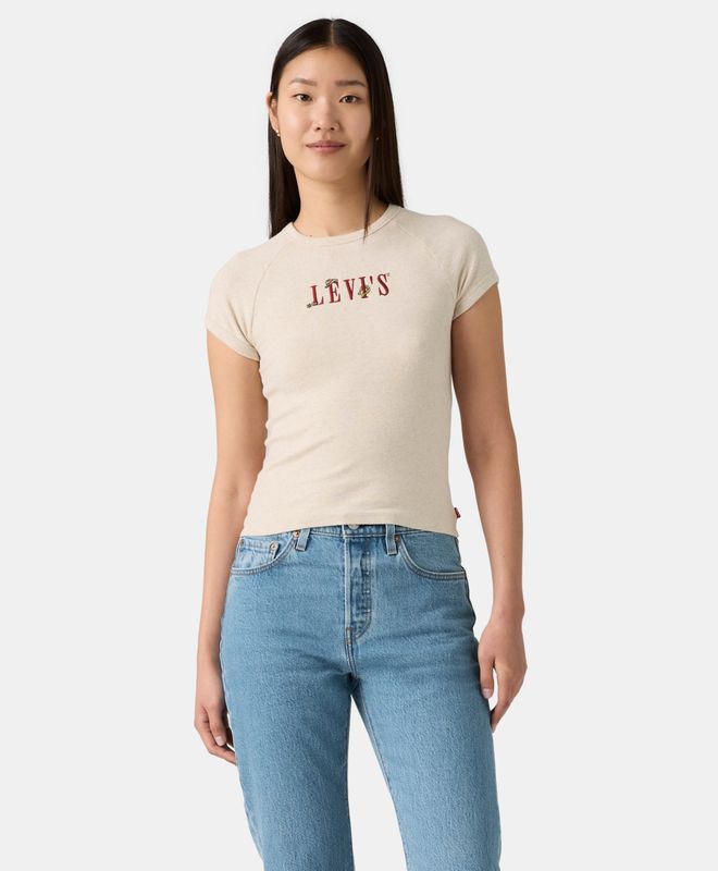 Polera Mujer Levi's Gr Riley Raglan Tee