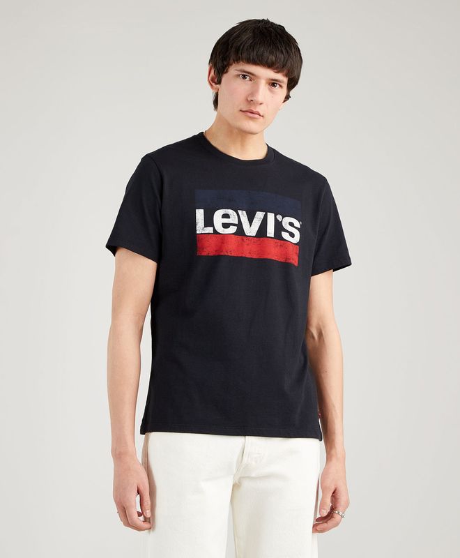 Polera Hombre Levi's Cuello Redondo Gráfica