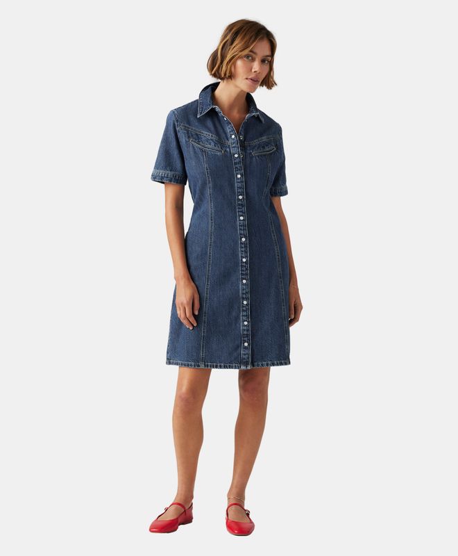 Vestido Mujer Levi's Rinoa Denim Ss Dress