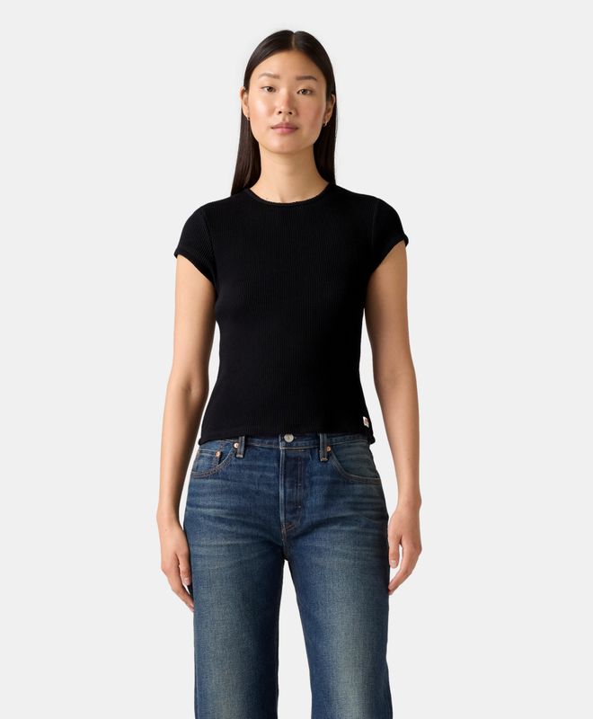 Polera Mujer Levi's Dry Goods Waffle Cap Tee