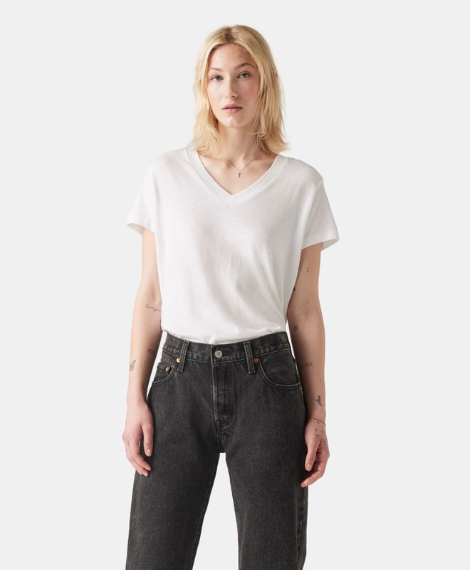 Polera Mujer Levi's Boxy Vneck Tee
