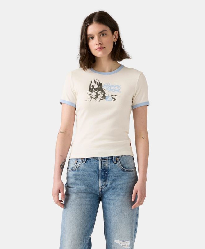 Polera Mujer Levi's Graphic Ringer Rickie
