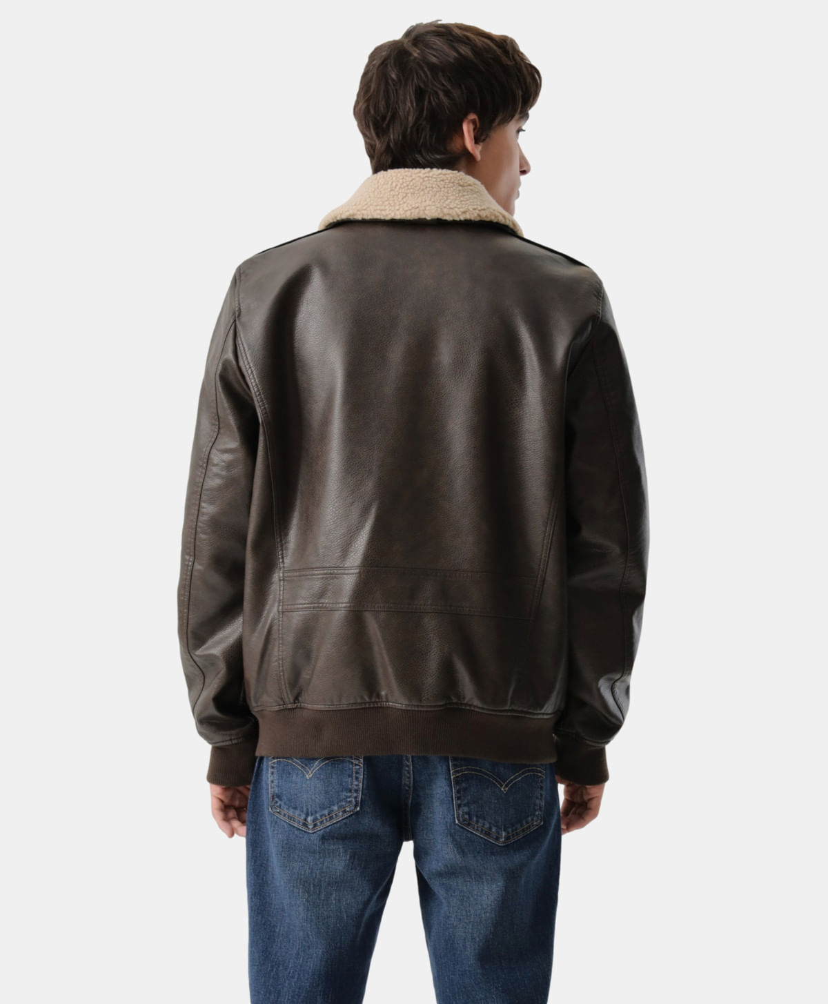 Chaqueta Hombre Levi's Aviator Jacket Café | Levi's Chile