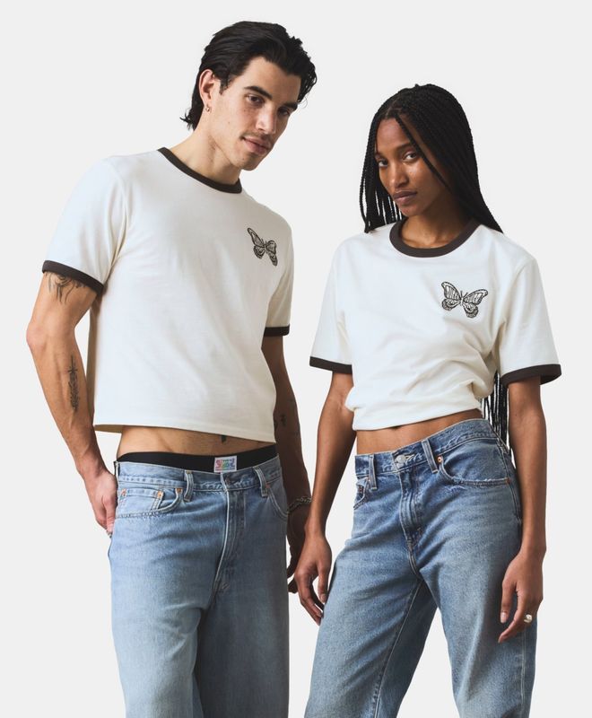Polera Mujer Levi's Pride Shrunken Ringer Tee