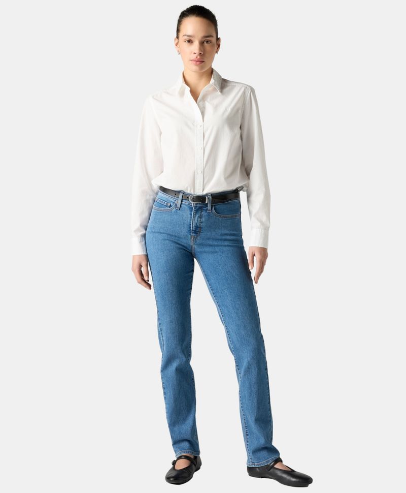 Jeans Mujer Levi's 314 Shaping Straight Azul | Levi's Chile