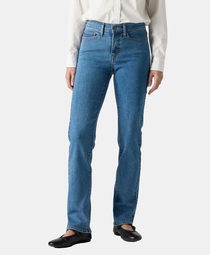 Jeans Mujer Levi's 314 Shaping Straight Azul | Levi's Chile
