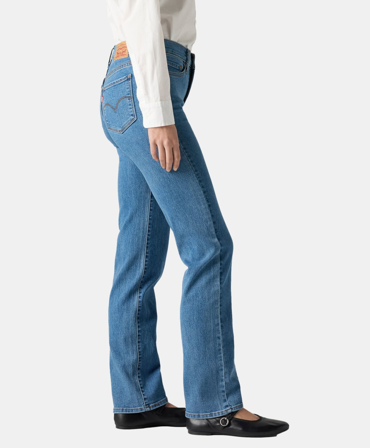 Jeans Mujer Levi's 314 Shaping Straight Azul | Levi's Chile