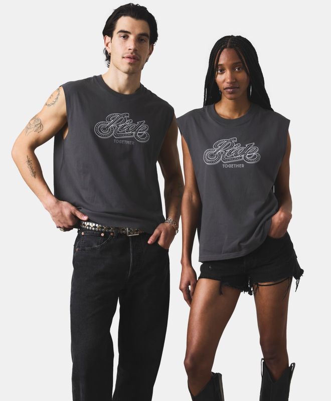 Polera Hombre Levi's Cropped Muscle Tank