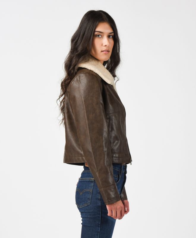 Chaqueta Mujer Levi's Cropped Vintage Aviator Sherpa Collar