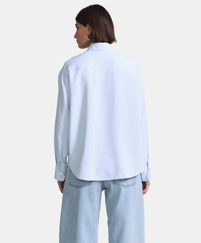 Blusa Mujer Levi's Blue Tab Rider Shirt