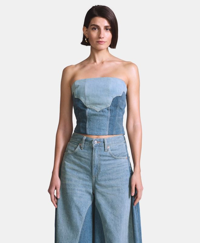 Blusa Mujer Levi's Blue Tab Roper Bustier