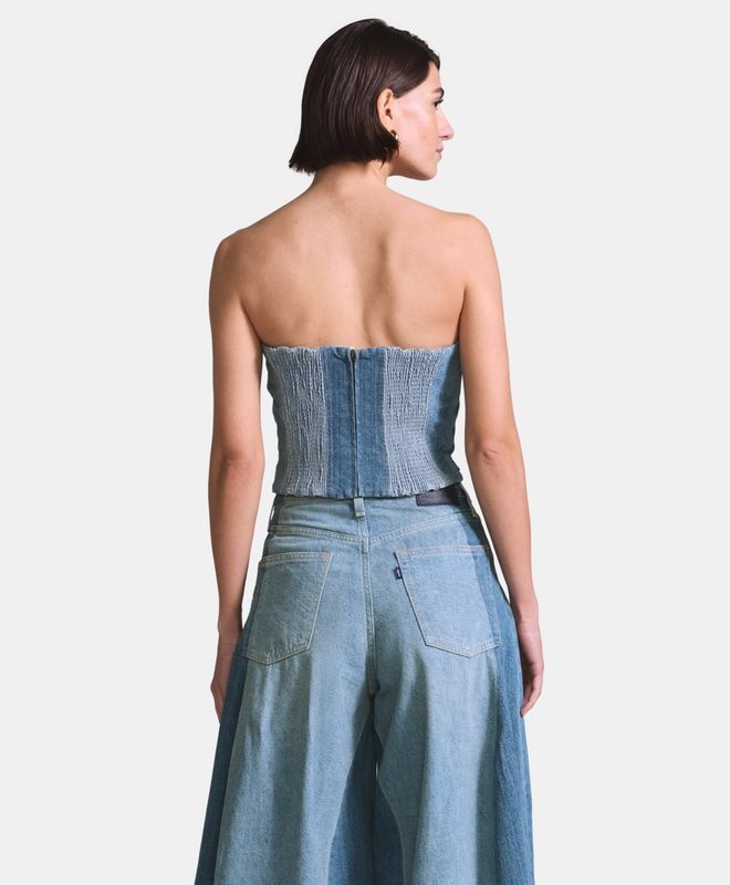 Blusa Mujer Levi's Blue Tab Roper Bustier