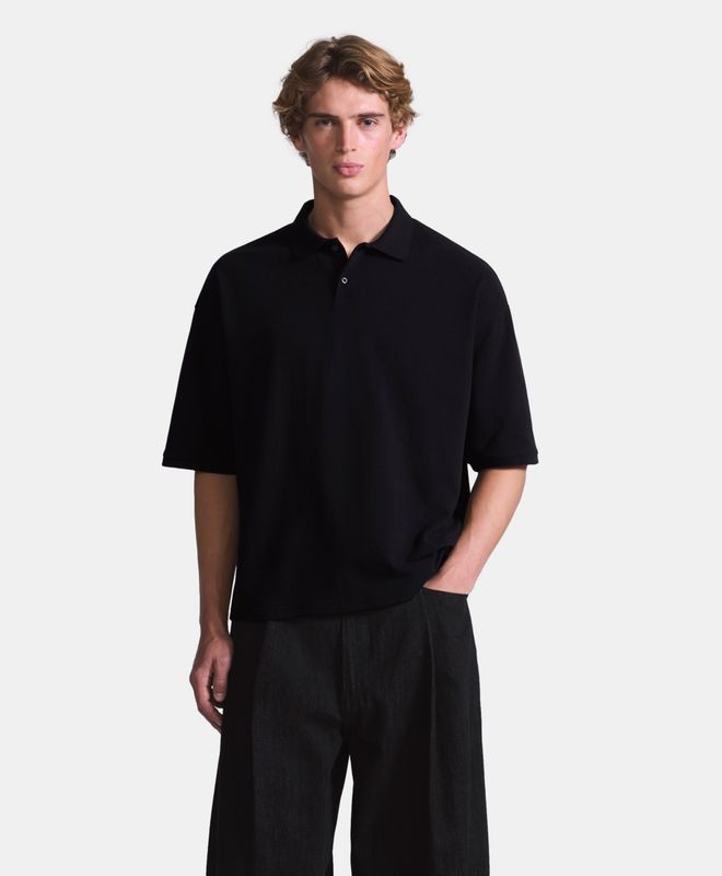 Polera Hombre Levi's Blue Tab Cropped Polo