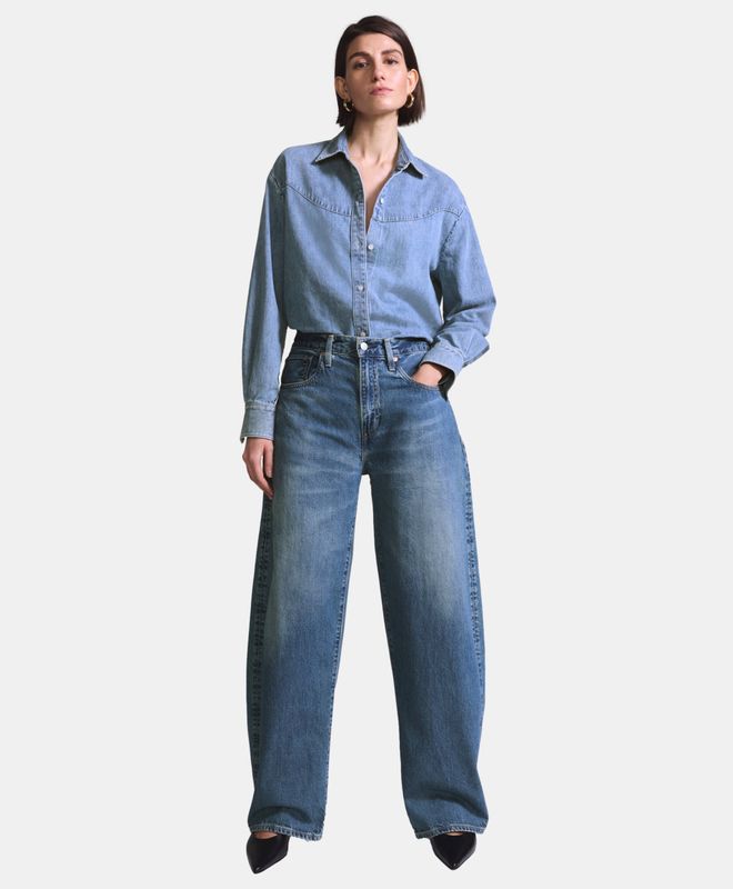 Jeans Mujer Levi's Blue Tab Drop Barrel