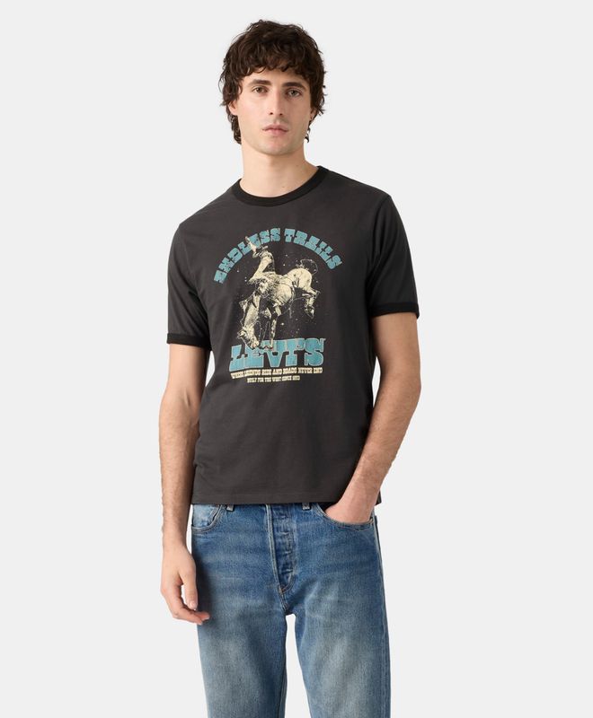 Polera Hombre Levi's Gr Standard Ringer Tee