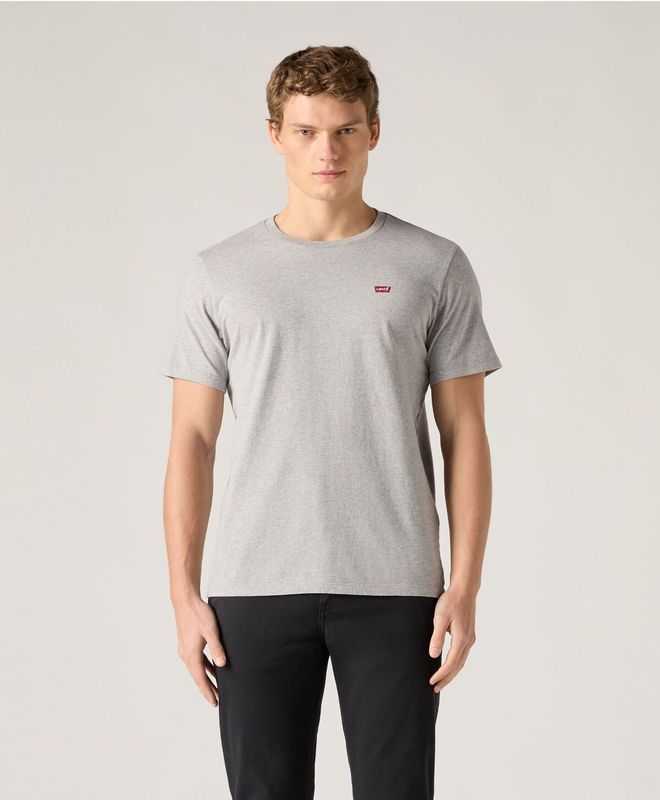 Polera Hombre Levi's Cuello Redondo Lisa con mini logotipo Levi´s Batwing en el pecho