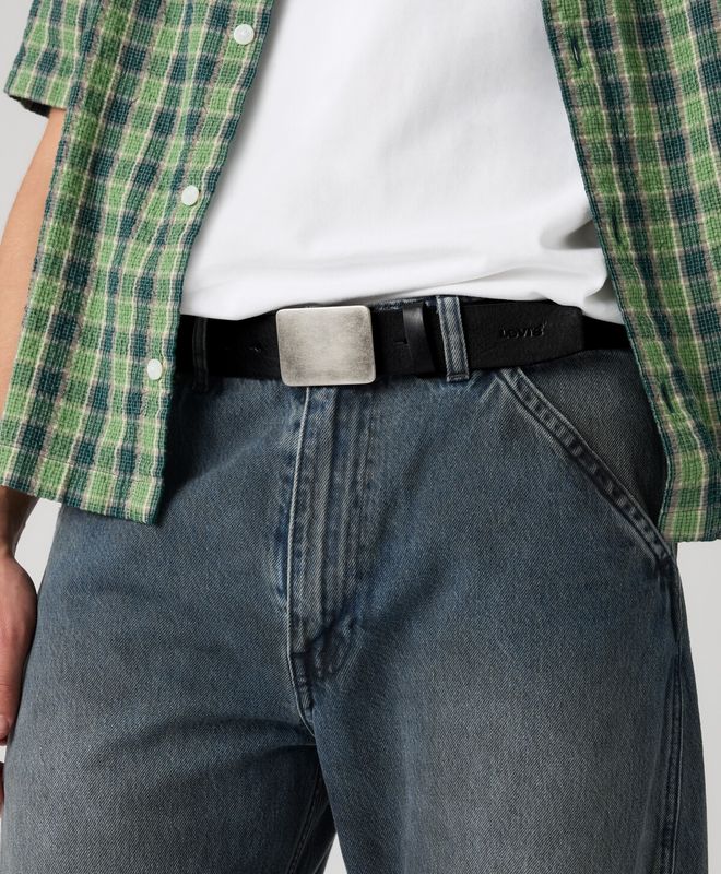 Cinturón Hombre Levi's Ryder Plaque Buckle Belt