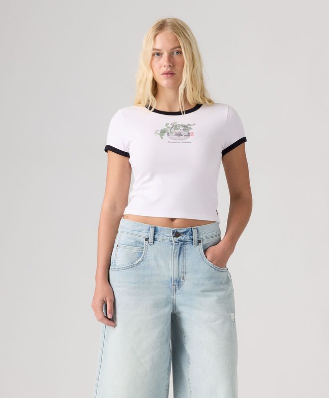 Polera Mujer Levi's Essential Baby Ringer Tee
