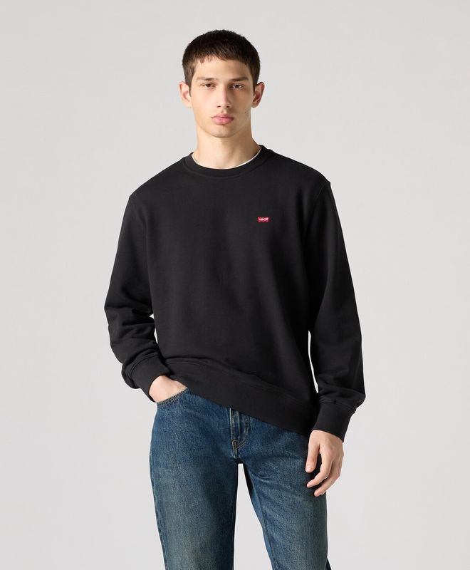 Polerón Hombre Levi's  Cuello Redondo con logotipo mini Batwing