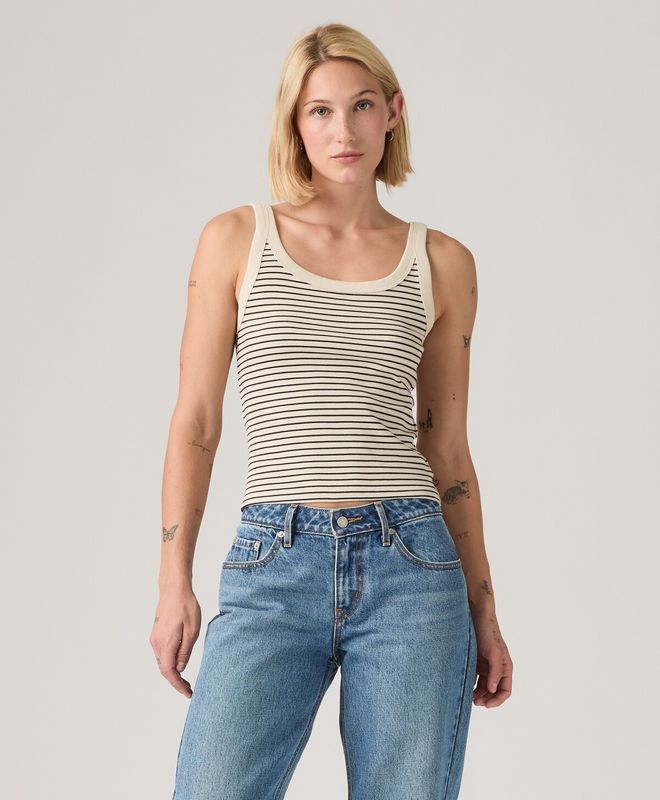 Polera Mujer Levi's Essential Ribbed Tank