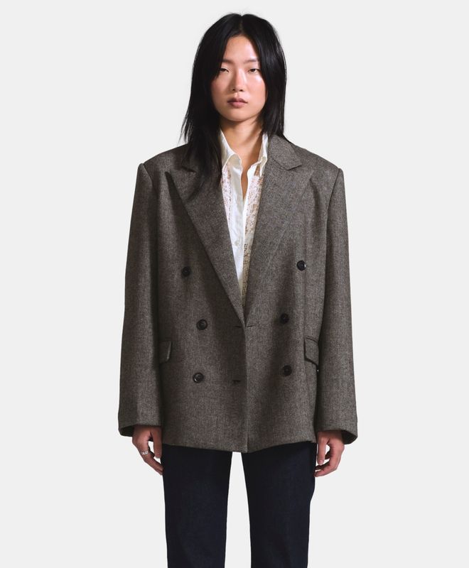 Blazer Mujer Levi's Blue Tab Wool Blend
