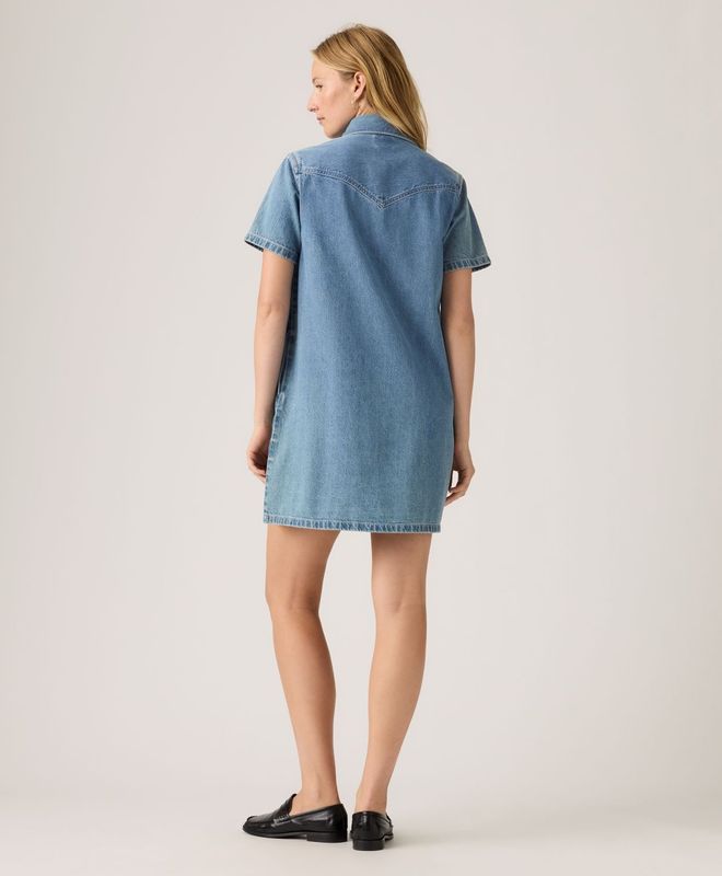Vestido Mujer Levi's Louisa Short Sleeve Denim Dress